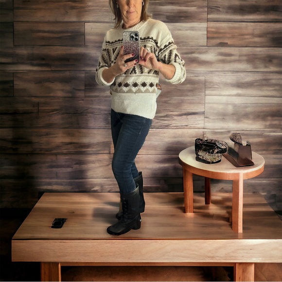 Miz Mooz Normandy Mid Calf Black Leather Riding Boot - Picture 16 of 16